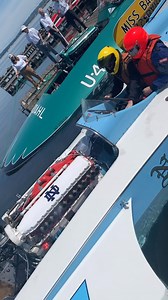 ‘62 NOTRE DAME #StartYourEngine Originally the ‘60 Miss Lumberville this vintage hydroplane has been restored as the 1962 U-7 Notre Dame Veteran H1 driver Kip Brown at the helm taking out a lucky rider 🏁 We are down at Stan Sayers pits for the Vintage Preseason Testing 🔥 #V12 #engine #classic #MontWork / #hydroplanes | MontWork