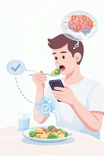 Eating while using your phone makes you eat 20–30% more