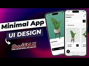 Minimal App UI Design - SwiftUI - Xcode 14