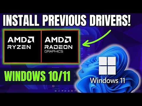 How to Install or Rollback to Previous AMD Drivers & Downgrade to Older AMD Driver Version (2026)