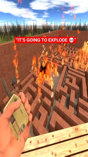 Giant Monster Explosion 😱 C4 Trap in GMod! 💥