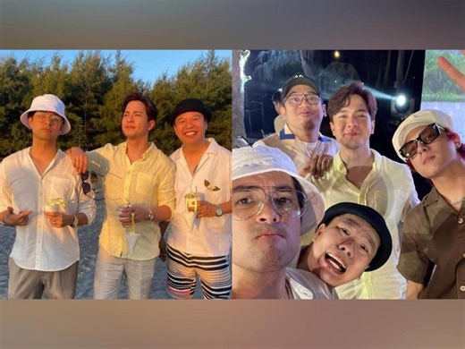 Alden Richards at Joross Gamboa, dumalo sa beach wedding ni Direk Cathy Garcia-Molina sa Zambales