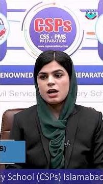 Mahnoor Mirwani (PAS) 10th Position in CSS-2025 | Mock Interview by CSPs Academy Islamabad