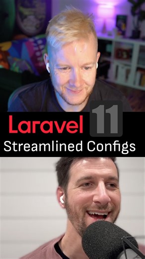 1.2K views · 31 reactions | The Laravel News podcast is back on YouTube and here is Jacob Bennett and Michael Dyrynda talking about the new config changes in #Laravel11 #laravel | Laravel News | Facebook