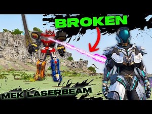 MEK LASERBEAM is BROKEN! Pay To Win Laser in Ark Survival Ascended