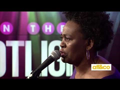 Actress/vocalist Chandra Currelley performs on A&C