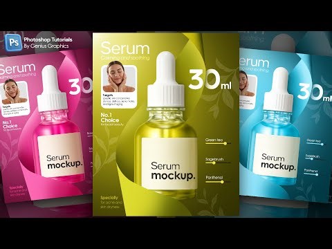 Serum Bottle Product Manipulation in Photoshop