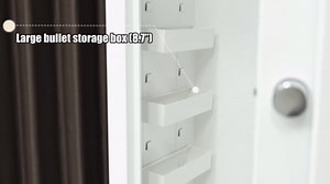 KAER 25 Gun Safe Assembled - Biometric Gun Safe for Rifles, Home Long Rifle Safe Fingerprint Large Gun Cabinet for Shotguns with Digital Keypad, Removable Gun Racks Storage Boxes