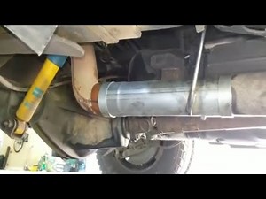 Cummins 6.7 4" turbo back exhaust OEM muffler and MBRP muffler delete sound comparison!