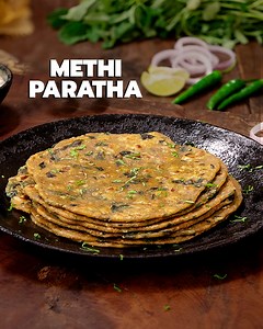146K views · 1K reactions | Methi Paratha | Breakfast Recipes |...