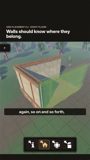 Walls should know where they belong | Godot