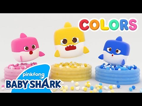[🎨NEW] Colorful Cube Sharks Doo Doo Doo | Baby Shark Toy Song | Baby Shark Official