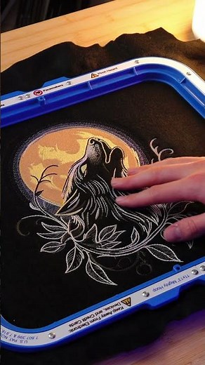 Watch This Stunning Embroidery Design Stitch Out