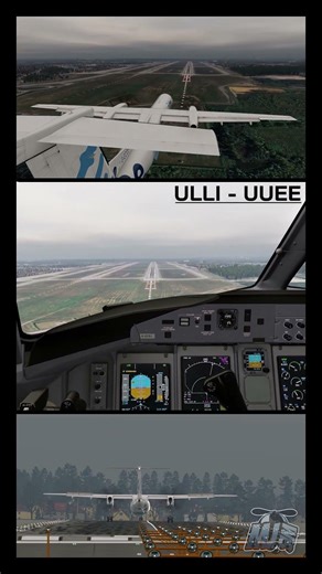 X-PLANE 12 | 🙃 Moscow landing at day | Q4XP FlyJSim 🙃 #xplane12