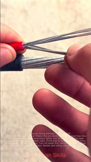 Skill! Electrician Wiring Method – Safe & Neat!
