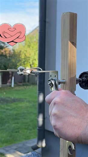 Tight and secure! Check out this bolt and angle bracket cable tension trick! #DIY #CableManagement | diy facts