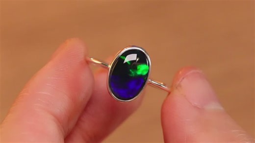 ✨🌸🌿 Natural solid Lightning Ridge Opal ring✨Check out my Instagram for more 👀✨ #opals #opaljewelry #opaljewellery #boulder #opal