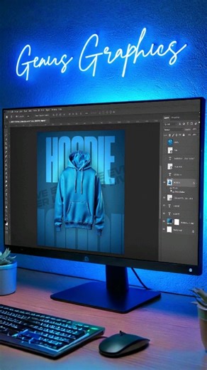 Genius Graphics | Graphic Designer on Instagram: "Social media merch ads poster design Follow @geniusgraphics_ for more 🟥Full tutorial on YouTube channel ✅Check it out! . #adsposter #posterdesign #graphicdesign #photoshop #merchdesign #hoodies"
