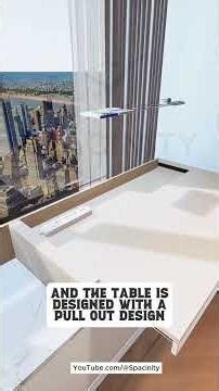 Genius Bedroom Floating Window Renovation | Smart Curtain, Bookshelf Makeup Desk Upgrade | SPACINITY