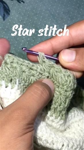 Crochet star stitch #crochet #diy