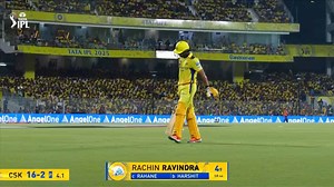 IPL 2025 M25: CSK vs KKR - Rachin Ravindra Wicket | IPLT20