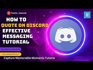 How to Quote on Discord | Effective Messaging Tutorial