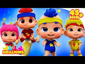 Daddy Dream with Baby DB | Mega Compilation | D Billions Kids Songs - Videos For Kids