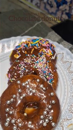Chocolate Donut 🍩 | Kids Love It 😍#ChocolateDonut#viralvideo #shortvideo #recipe #theshabskitchen