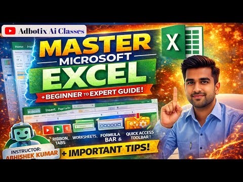 Excel with AI in Hindi 🔥 Beginner to Advanced | Microsoft Excel Masterclass #AIExcel
