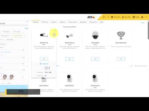 How to compare cameras in AXIS Site Designer