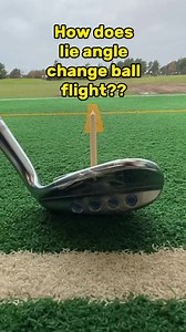 Lie angles matter, especially with high lofted clubs! P.S dynamic lie (the lie at impact) is what we’re talking about #golf #golftips #lies #golfclubs #wedges #ballflight | Callum Beveridge Golf