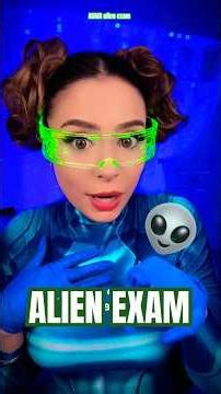 ALIEN EXAM ASMR 👽 #asmr #shorts #asmrforsleep