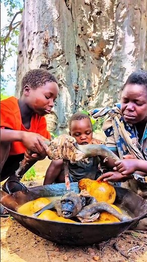 Simple African Village Meal#shorts