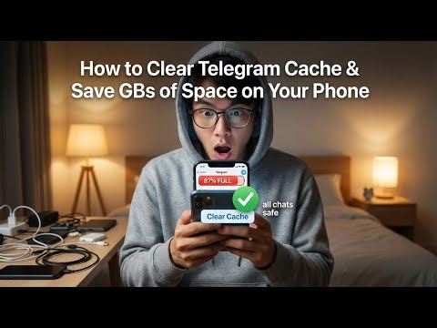 How to Clear Telegram Cache & Save GBs of Space on Your Phone(all chats safe!)