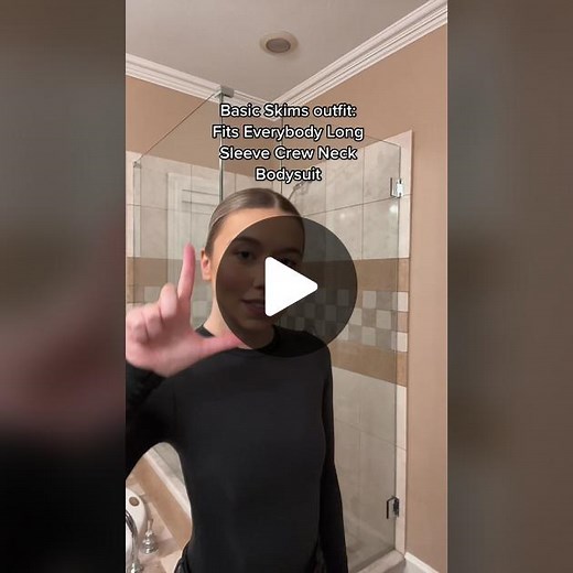 Stylish Skims Long Sleeve Crew Neck Bodysuit Review