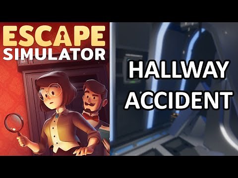 Escape Simulator - Hallway Accident Walkthrough | Adrift in Space