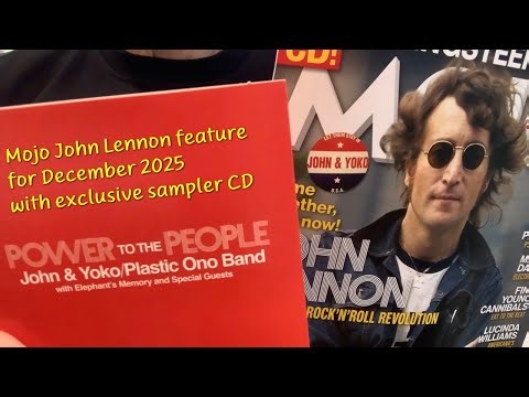 John Lennon Mojo Magazine Power To The People with Exclusive Sampler CD!