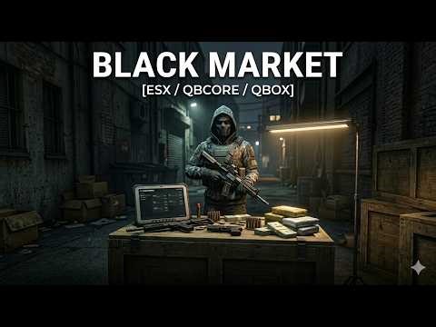 [FREE] 🕵️‍♂️ Advanced Blackmarket System | Illegal Items | ESX / QBCore / QBox | MJ DEVELOPMENT
