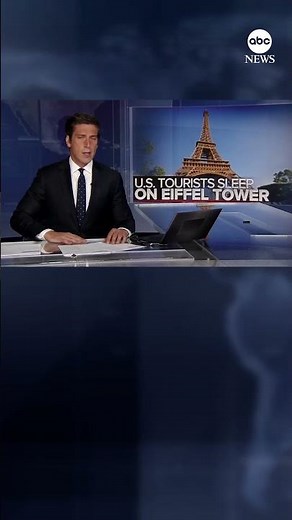 'Drunk American tourists' found asleep in Eiffel Tower, officials say | ABC News