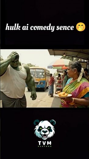 Hulk ai comedy sence 🤭 |✓™| #shots #trending shots #funny video #funny