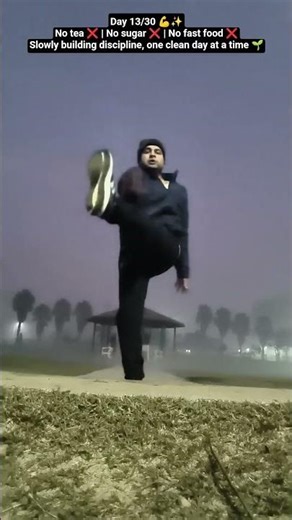 Day 13/30 ✨No tea | No sugar | No fast food ,Slowly building discipline, one clean day at a time 🌱