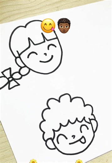 Tutorial Menggambar Wajah dan Rambut untuk Anak