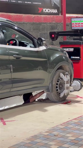 Wheel Alignment & Balancing Check | #tata #nexon #youtubeshorts #reels #duet #ekmotahathighumechala