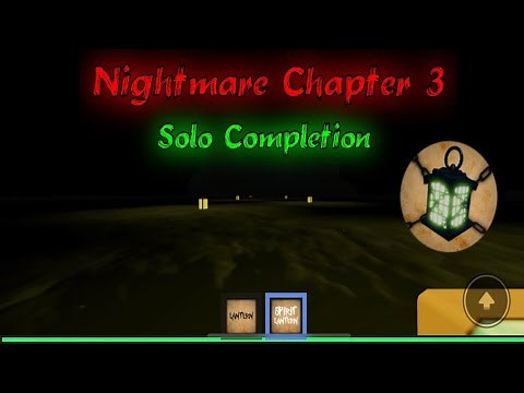 The Mimic Chapter 3 Nightmare Solo Completion