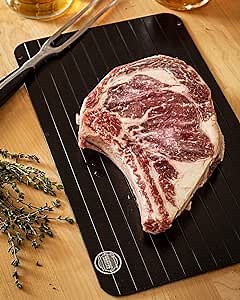 Accelerated Meat Defroster Pro 3.0 | Rapid Thaw Defrosting Mat | Quick Thaw Defroster Tray for Frozen Meat | Non-Stick Defrosting Board - Defrosting Tray