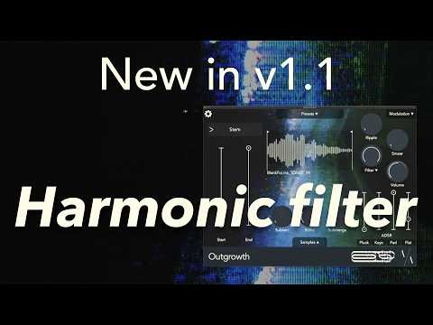 Turn noise into pitch: Outgrowth's new Harmonic Filter (v1.1)