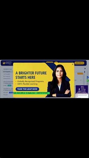 Online course scholarships Amity University Online offers affordable online courses. The study programs is designed to allow work and study. 1st intakes(jan-march) and 2nd intake( jun-sept) #CapCut #onlinecourses #studytips #scholarship #imaceduc #amity #ronmjr