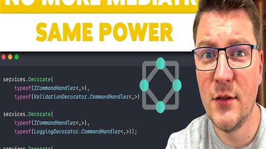 使用装饰器构建自己的 CQRS 管道（已弃用 MediatR！）