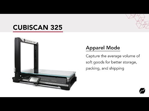 The best way to measure apparel and soft goods for storing, packing, and shipping–Cubiscan 325