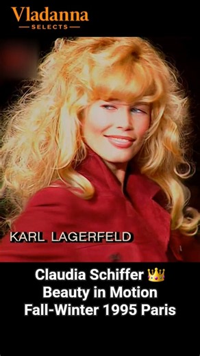 👑 FW 1995 • Claudia Schiffer 🌟 The Ultimate Star • KARL LAGERFELD • Fashion Archive Paris